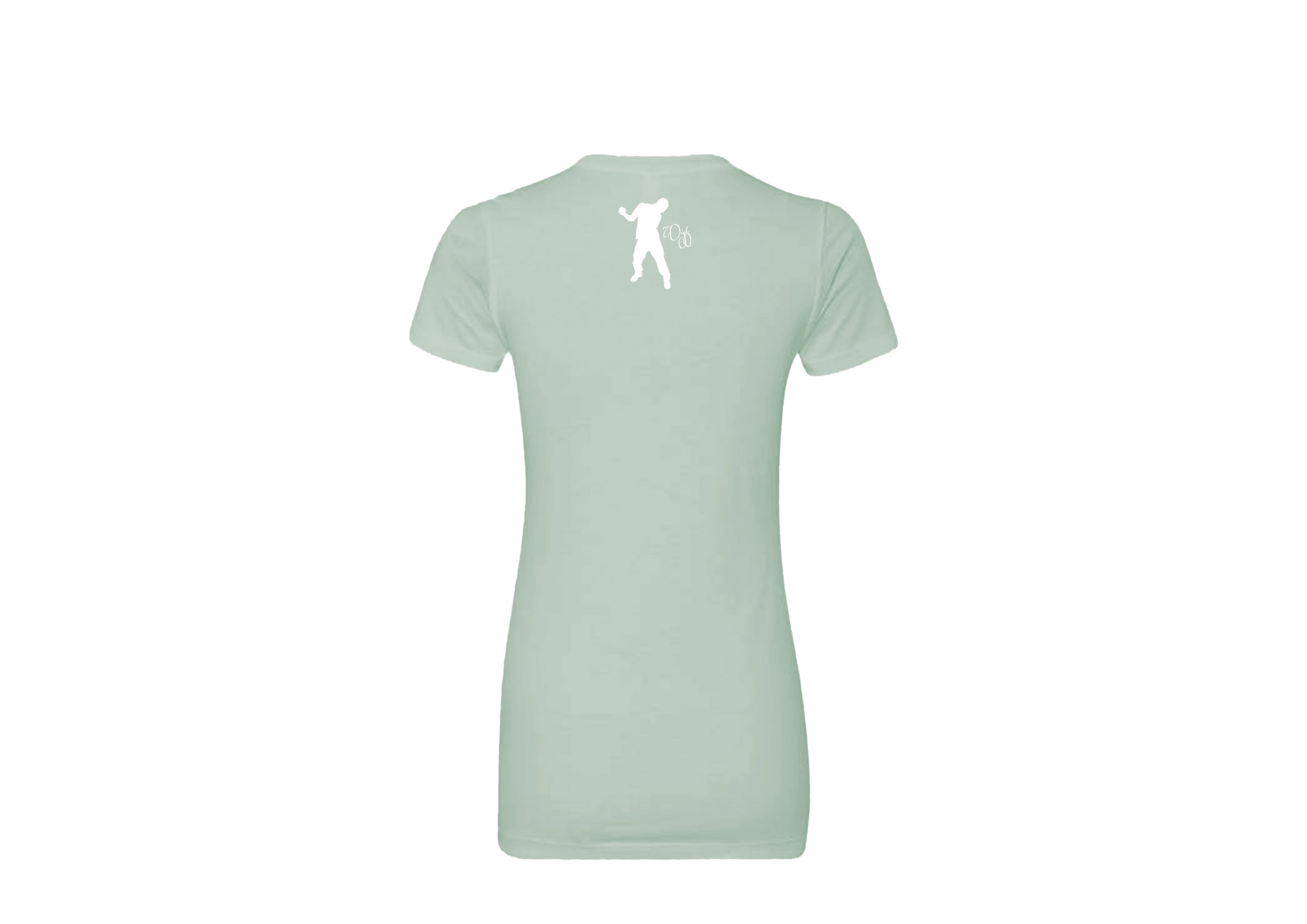 women tee new concept white sky grey back