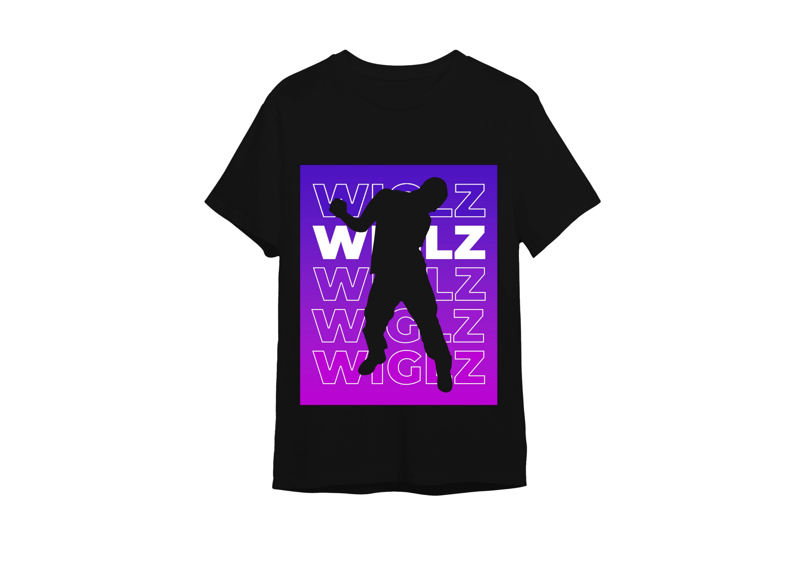 kids tee new concept black front